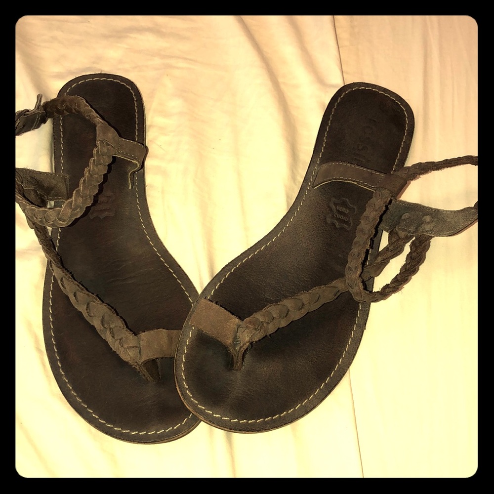 Fossil Leather Sandals
